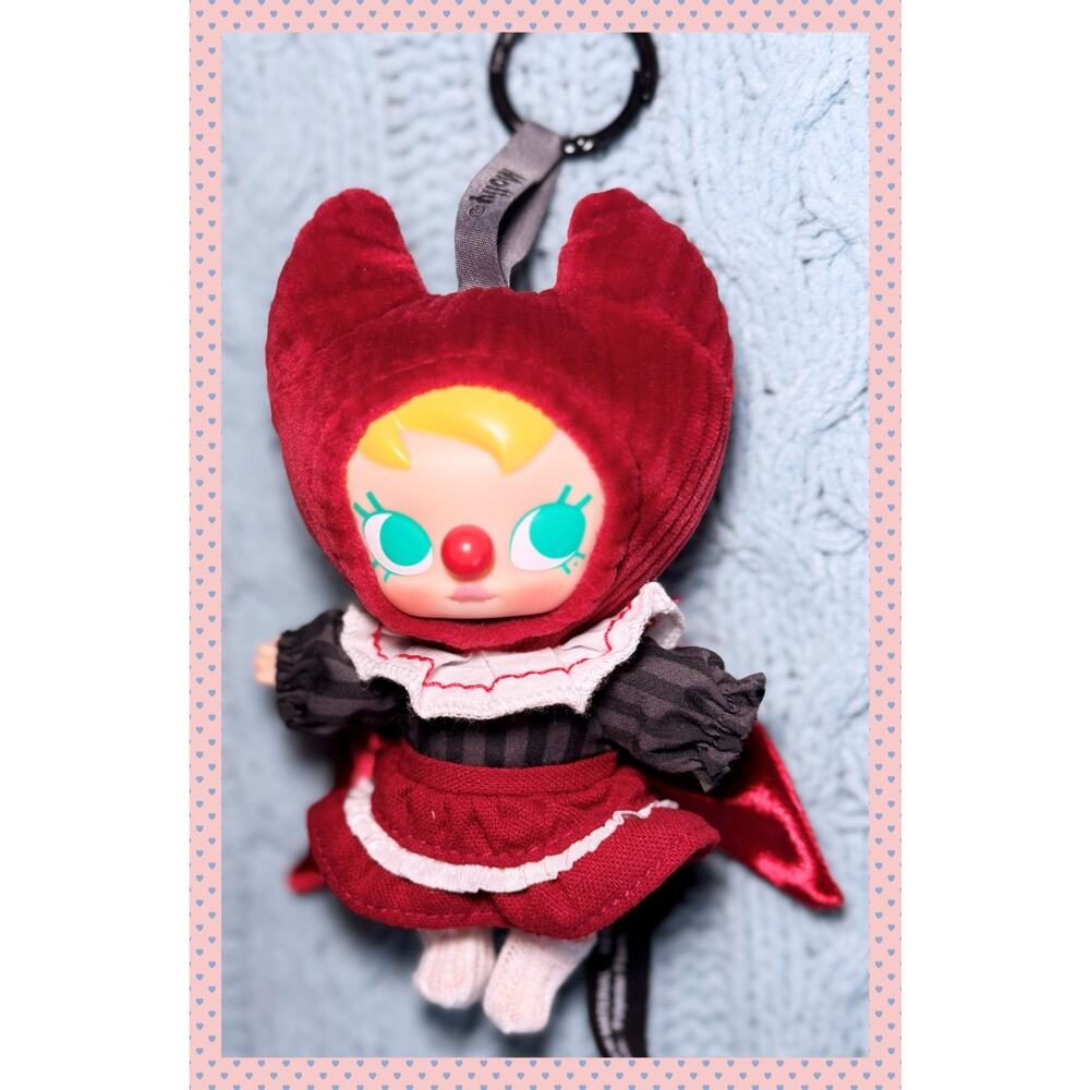 POP MART Why So Serious Crimson Dancer Molly Vinyl Plush Pendant Doll Figure